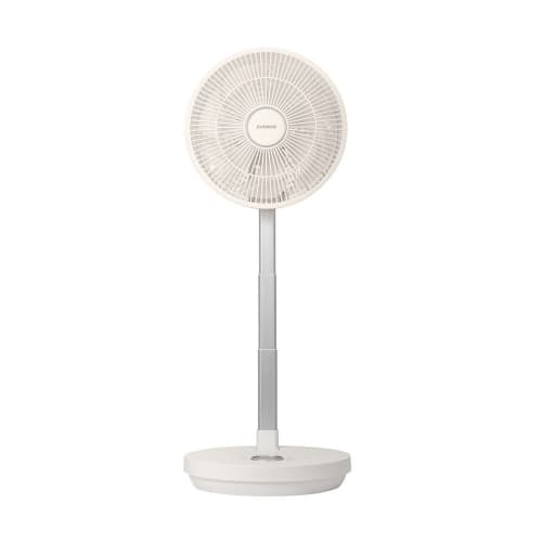 Cuckoo Circulador de aire portátil plegable inalámbrico, blanco